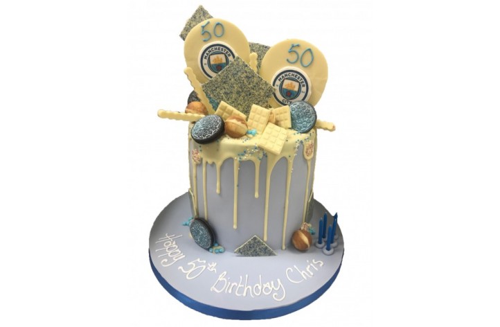 Manchester City Drizzle Cake
